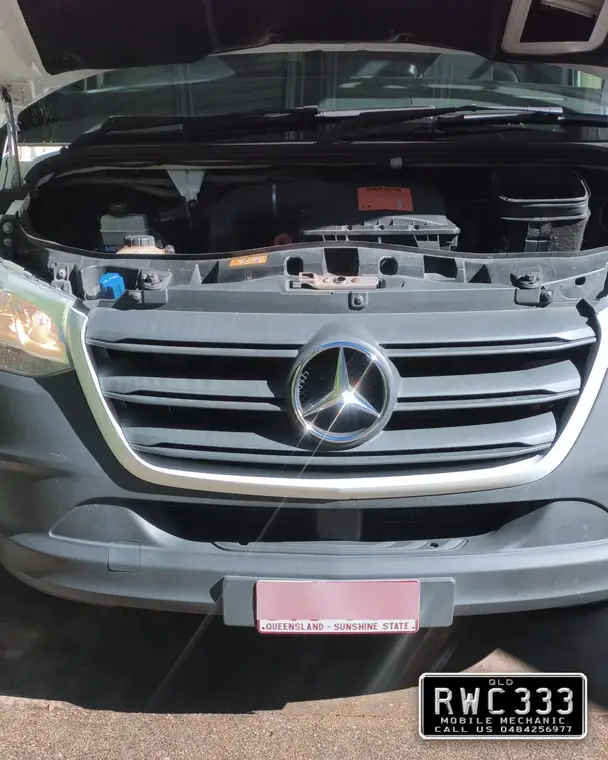 Mercedes Sprinter van mobile roadworthy inspection